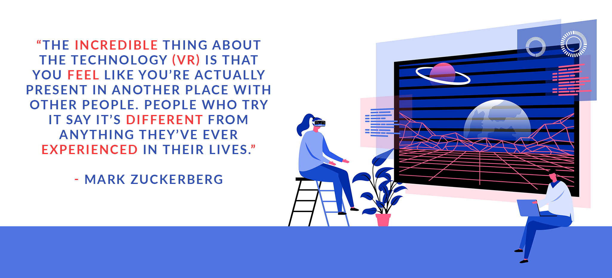 mark zuckeberg vr quote ar vr marketing Quote