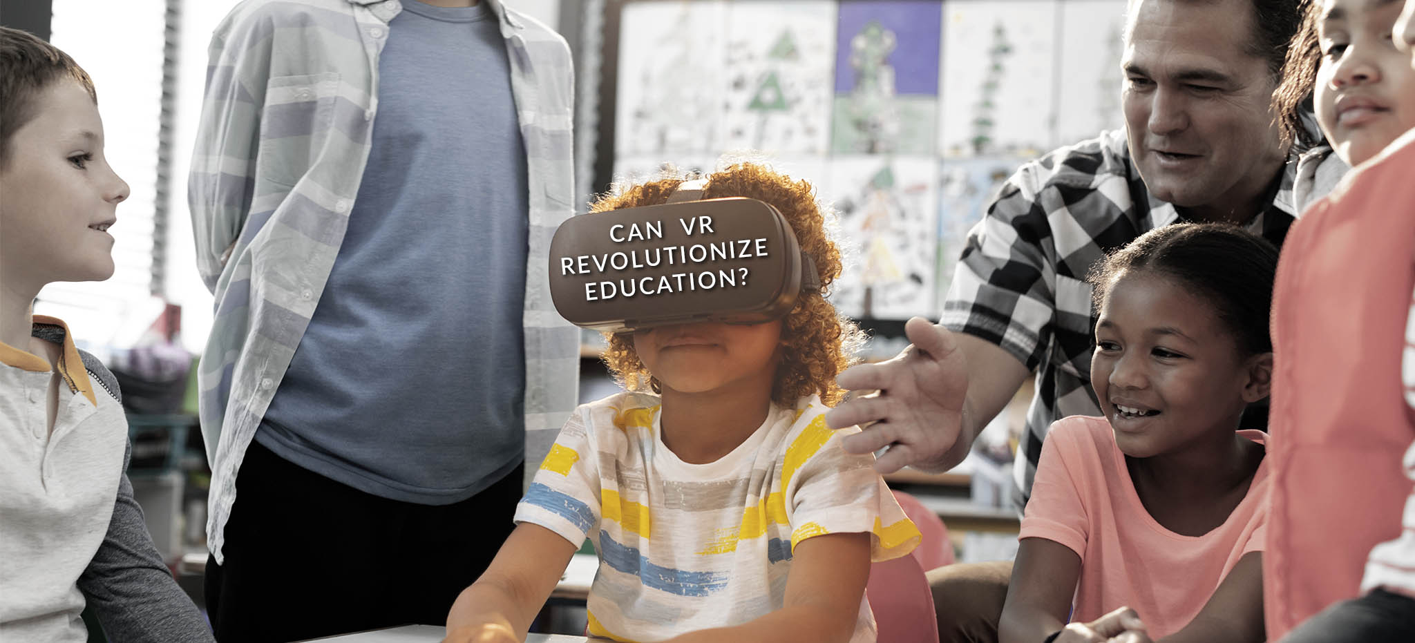 VR EDUCATION Kids using VR in Classroom