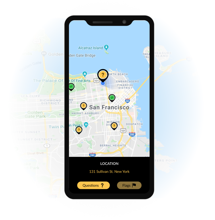 Treasure Hunt – mobile map